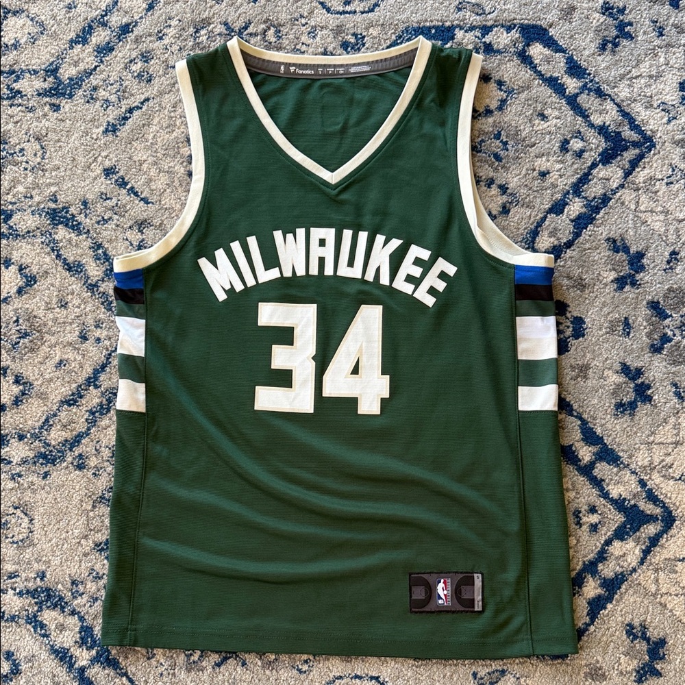 Fanatics Green Antetokounmpo Basketball Jersey